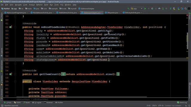 How to make an e-commerce android app?(Part-98)| Manage Addresses | Hindi Tutorial 2019 смотреть онлайн