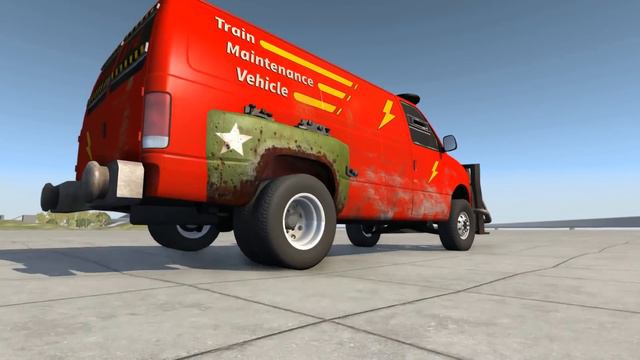 BeamNG Drive - The Hype Van Suspension Test смотреть онлайн