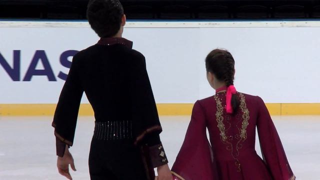 Azroian Viktoriia / Siroshtan Aleksandr (ARM) | Ice Dance Free Dance | Kaunas 2018 смотреть онлайн