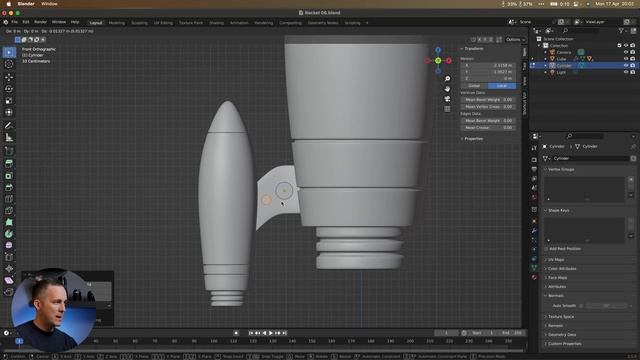 Blender Beginner Tutorial - Part 4 (Boolean Modifier) смотреть онлайн