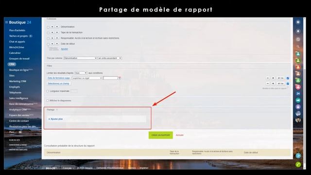 Créer un nouveau rapport dans le CRM de Bitrix24 смотреть онлайн