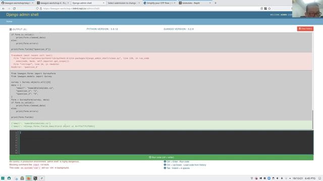 Build a survey form using Django - Online Workshop смотреть онлайн