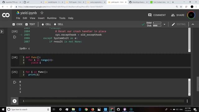 yield in python смотреть онлайн
