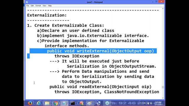 Core Java || "IO Streams "|| Part - 6 by Nagoor Babu Sir смотреть онлайн