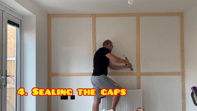 Feature wall Black Panels DIY Ideas hacks Tutorial Панельная стенка Чёрная матовая стена смотреть онлайн