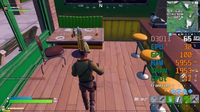 Radeon Vega 3 Graphics -- AMD Athlon 3000G -- Fortnite Battle Royale FPS Test смотреть онлайн
