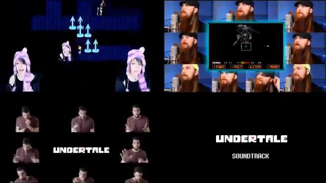 Undertale - Battle Against a True Hero x4 Mashup смотреть онлайн