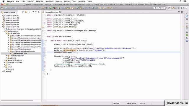 Advanced JAX-RS 16 - Some Best Practices смотреть онлайн