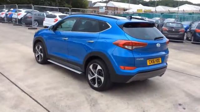 HYUNDAI TUCSON CRDI PREMIUM SE BLUE 2016 смотреть онлайн