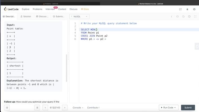 LeetCode Interview SQL Question with Detailed Explanation | Practice SQL | LeetCode 613 смотреть онлайн