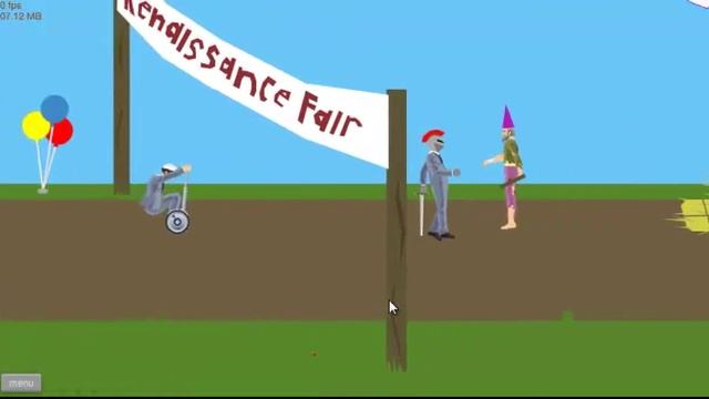 Gameplay Online 1 - Happy Wheels