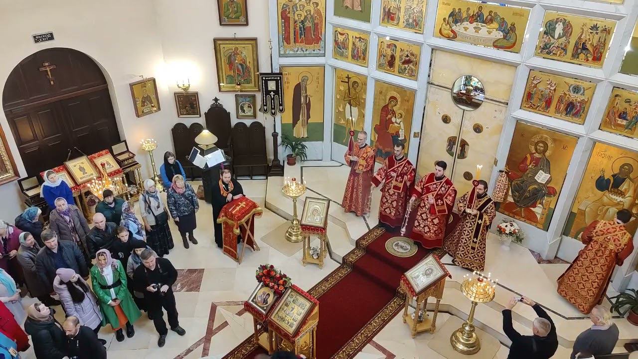 15.10.2023 Трансляция Божественной Литургии в Престольный Праздник Храма в Юкках. смотреть онлайн