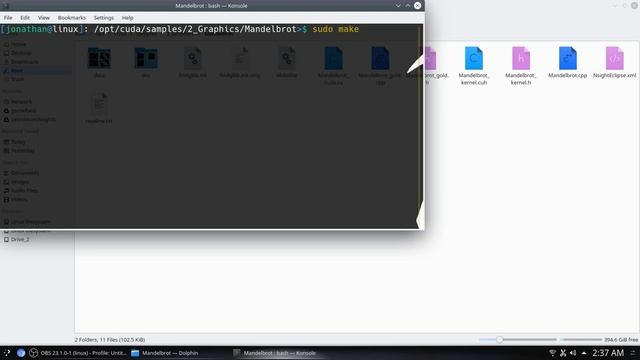 How to get CUDA C samples to work in Arch Linux/Manjaro смотреть онлайн