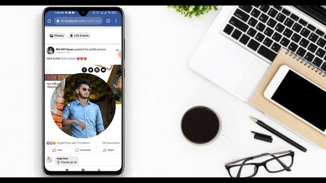 How To Change Facebook Profile Picture Without Losing Likes And Comments || Tech Student bd смотреть онлайн