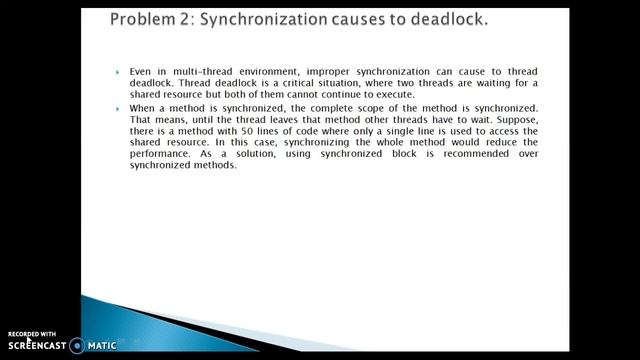 Drawbacks of Synchronization and Synchronization Tips смотреть онлайн