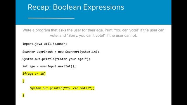AP CS A 3.2 - if Statements and Control Structures смотреть онлайн