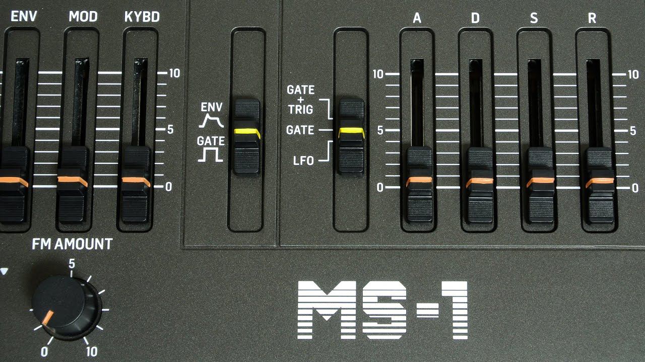 Обзор Behringer MS-1 (MS-101) - клона Roland SH-101 смотреть онлайн