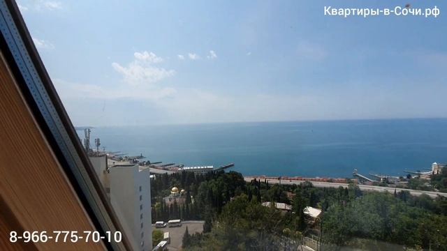 Квартира в Хосте с видом на море 40м² 4,1млн район санатория Голубая горка смотреть онлайн