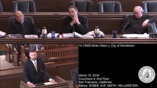 14-15620 Brian Olsen v. City of Henderson смотреть онлайн