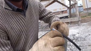 Ворота из профнастила в рамке из профильной трубы