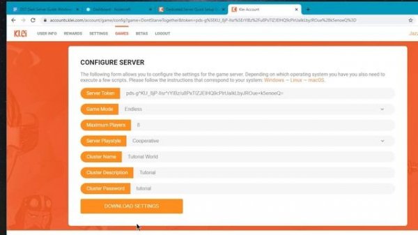 DEDICATED SERVER QUICK SETUP (Windows) | Don't Starve Together