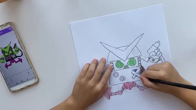 Рисунок «Вирус 8-Бит из Brawl Stars» смотреть онлайн