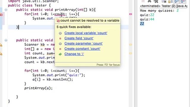 Java Lesson 40 - Pass arrays to a method as parameter смотреть онлайн