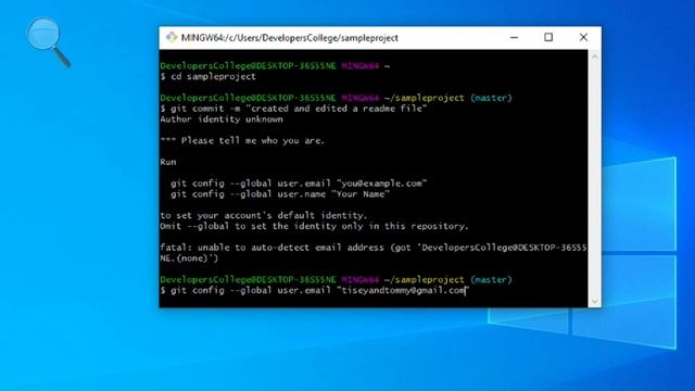Git Commit - Git Tutorial | Developers College смотреть онлайн