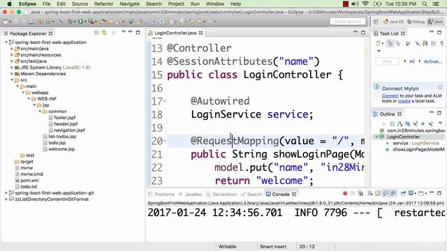 033 Step 22 Preparing for Spring Security | Spring Boot in Java Web смотреть онлайн