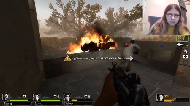 УНИЗИЛ ДРУГ ТАНКА, ЗАБИЛ ЕГО СКОВОРОДОЙ!!➢LEFT 4 DEAD 2 смотреть онлайн