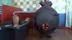 Как топить печь длительного горения бренеран (булерьян) - дровяная конвекционная печь.