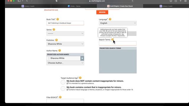 Draft2Digital Step By Step Easy Upload