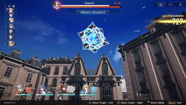 Honkai Star Rail Memory of Chaos | Favor of Amber Phase 1 clear 2 stars смотреть онлайн
