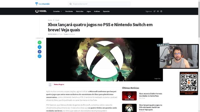 DIABLO 4 NO GAMEPASS E FIM DA EXCLUSIVIDADE DO XBOX! смотреть онлайн