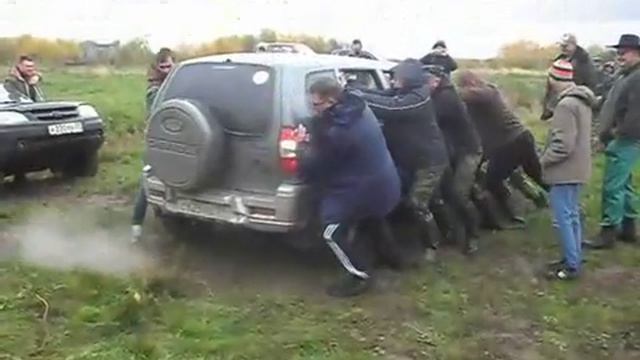 ДР форума. как вытащить застрявшую машину.avi смотреть онлайн
