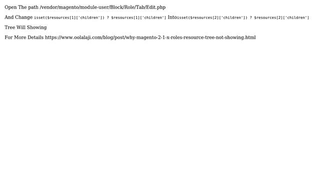 Magento: Magento 2.1.0 Roles Resource Tree not showing (3 Solutions!!) смотреть онлайн