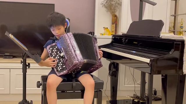 C'e La Luna Mezzo Mare on Accordion смотреть онлайн