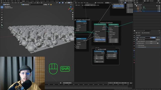 Create a pile generator in Blender 4.0! (Geometry Nodes & Repeat Zone) смотреть онлайн
