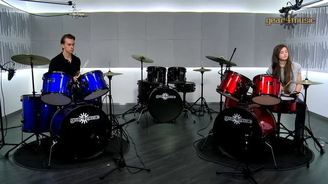 BDK-1 Full Size Starter Drum Kit by Gear4music смотреть онлайн