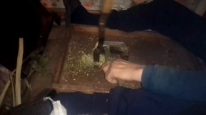 Рубка (измельчение) махорки! Быстро и без напряга!