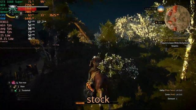 The Witcher 3 Gtx 1660 super Ultra Settings Fps test Stock & Overclock смотреть онлайн