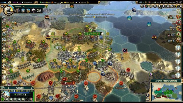 Let's Play Civilization 5 Vox Populi - India ep.28 (deity, epic, domination) смотреть онлайн