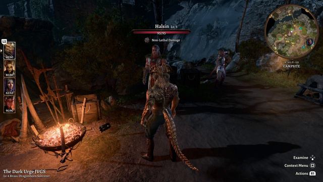Baldur's Gate 3 - Act 1 Save The First Druid: Celebrate at Camp: Talk To Volo, Zevlor, Halsin etc смотреть онлайн