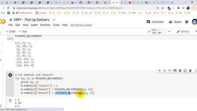 vrpy08 Python vrpy Vehicle Routing Problem Pick Up Delivery 16 Destinasi смотреть онлайн