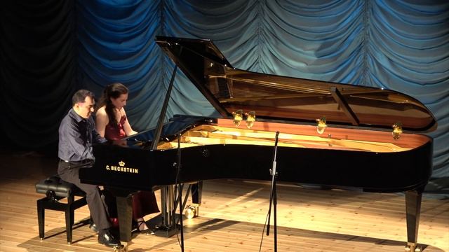 Ottorino Respighi Fontane di Roma (Fountains of Rome) for piano 4 hands Pianoduo Gerwig & González смотреть онлайн