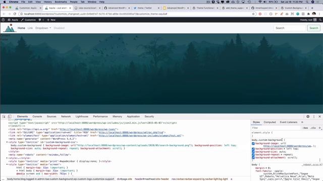 #20 Add Theme Support Custom Background | add_theme_support( 'custom-background' смотреть онлайн