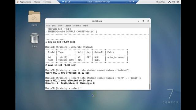 How to create & insert data in a table on MariaDB ( Bangla) смотреть онлайн