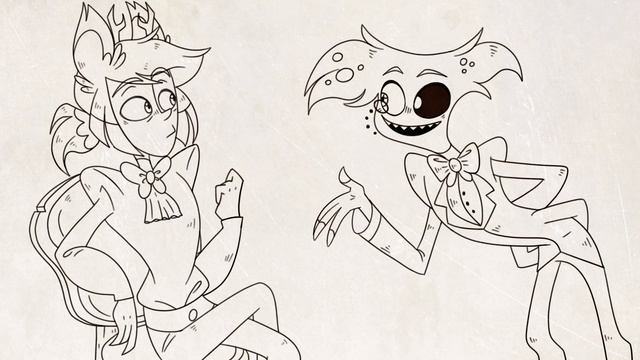 | Hazbin Hotel | fan animation: What if Angel and Alastor swap roles? смотреть онлайн