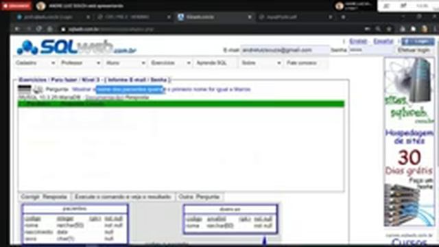 UFTM / Cefores / CTIT - Banco de Dados 2 - 15/12/2020 (PSE-2) смотреть онлайн