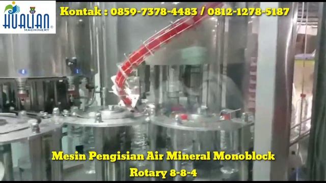 Mesin Pengisian Air Mineral Botol Otomatis |Monoblok| 8-8-4 смотреть онлайн